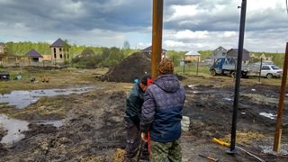 Заказать монтаж винтовых свай в Абакан - цена под ключ с доставкой от 1877 шт